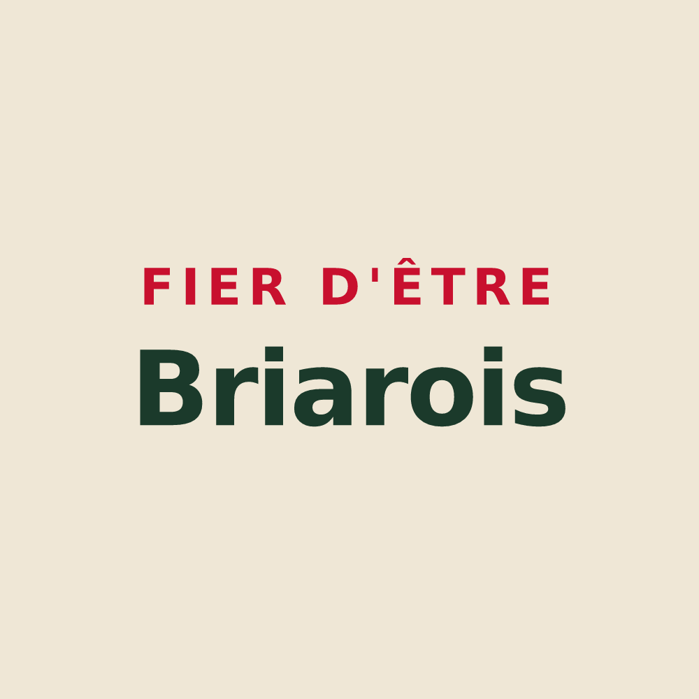 Tote bag « Fier d'être Briarois » — design pour Briare