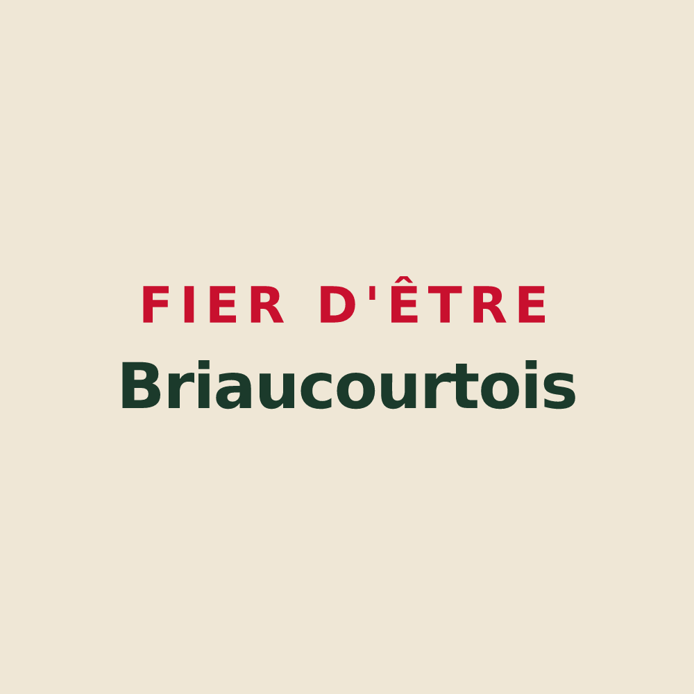 Tote bag « Fier d'être Briaucourtois » — design pour Briaucourt