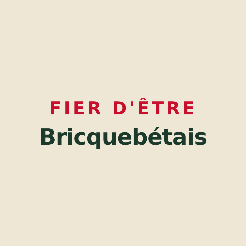 Tote bag « Fier d'être Bricquebétais » — design pour Bricquebec-en-Cotentin