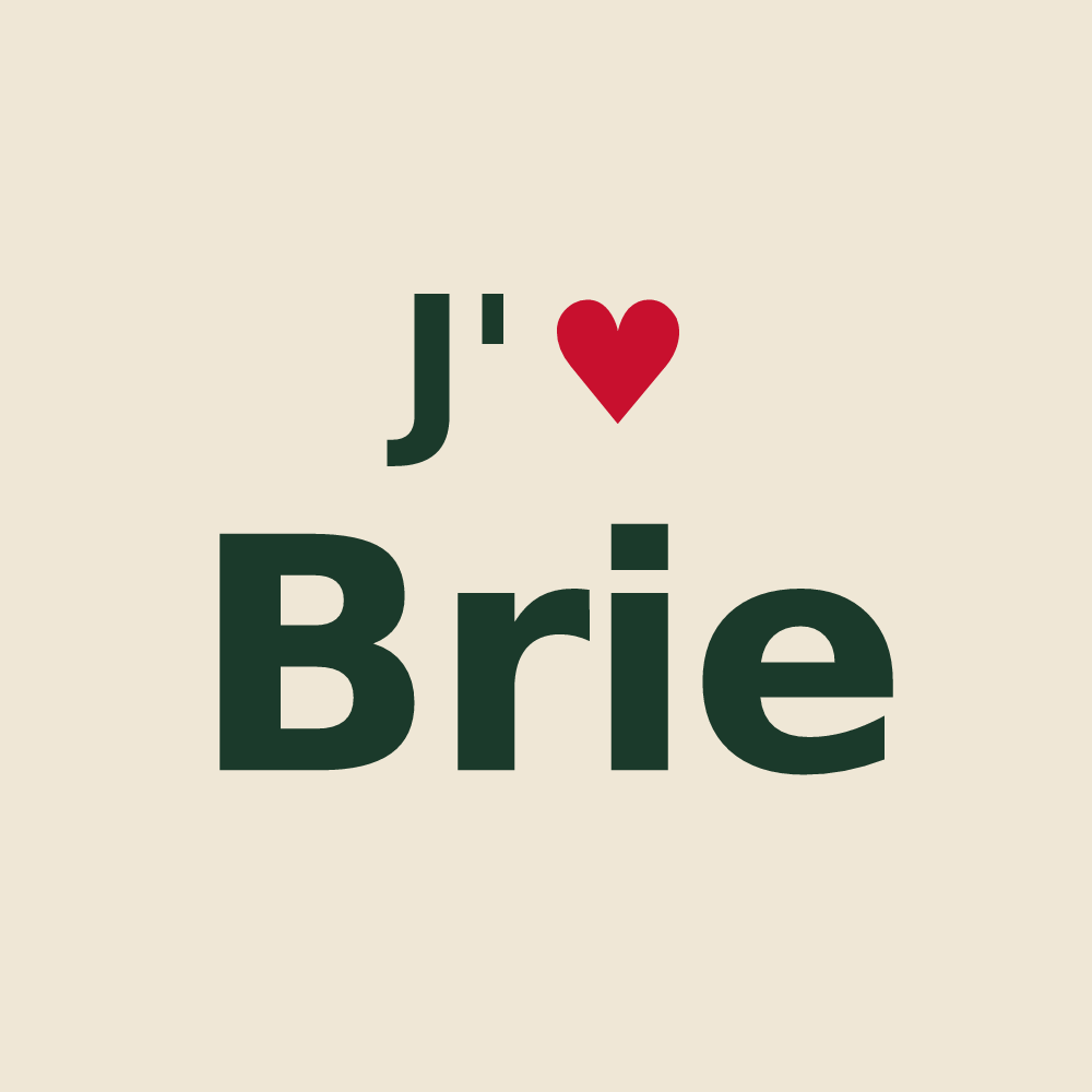 Tote bag personnalisé Brie — design J'aime Brie