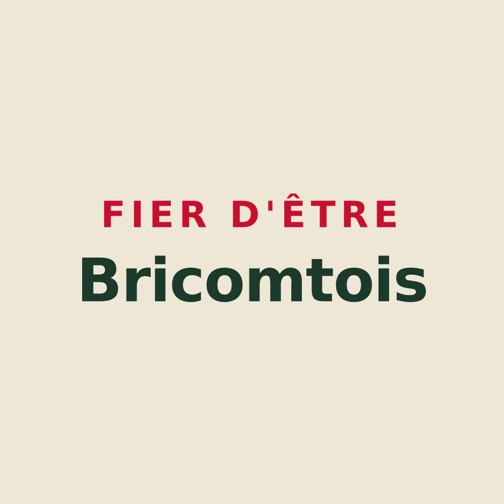 Tote bag « Fier d'être Bricomtois » — design pour Brie-Comte-Robert