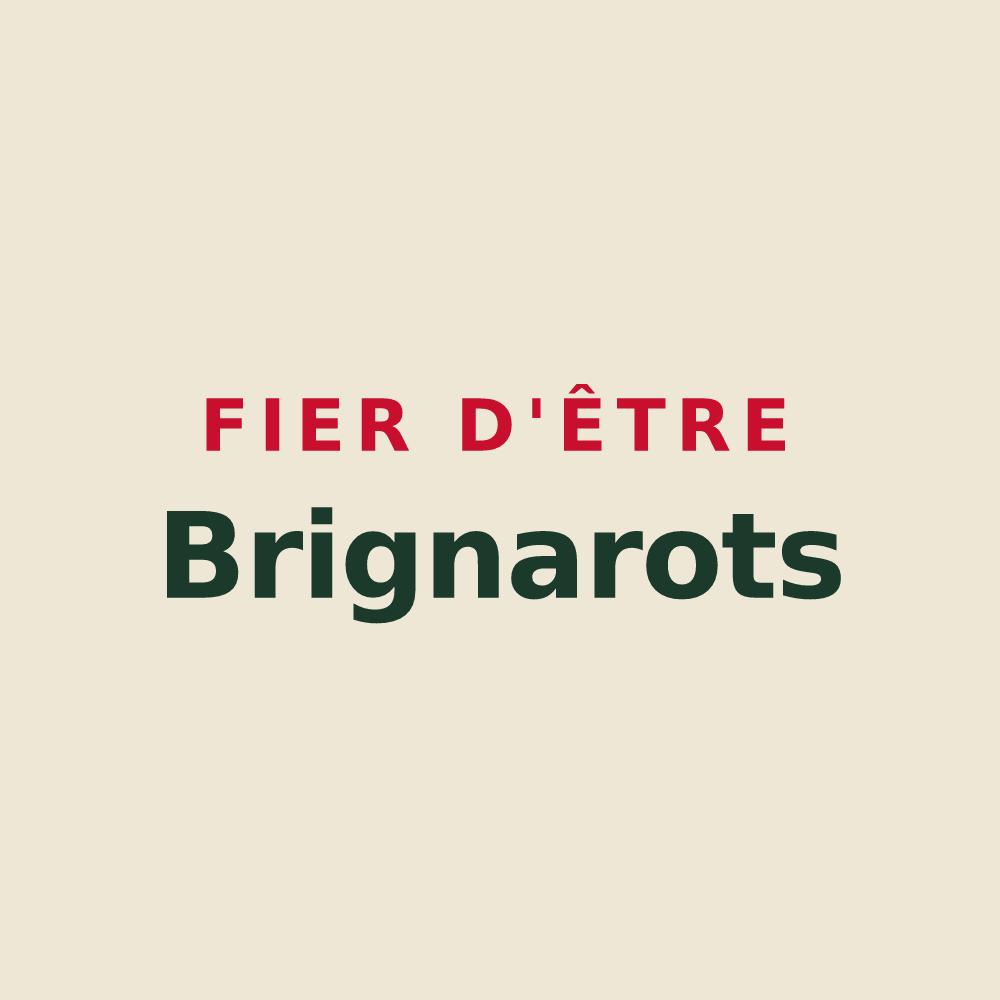 Tote bag « Fier d'être Brignarots » — design pour Brignais