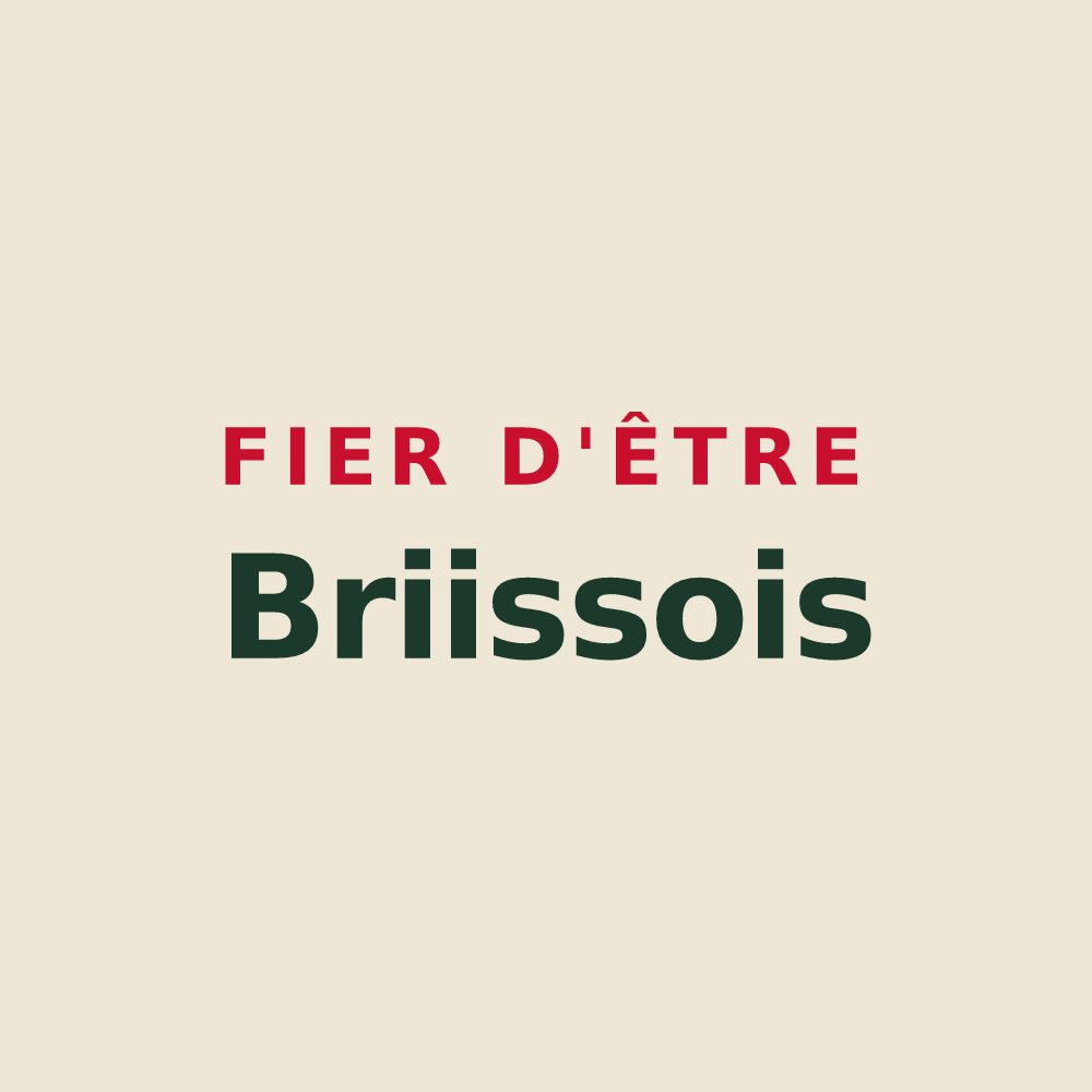 Tote bag « Fier d'être Briissois » — design pour Briis-sous-Forges