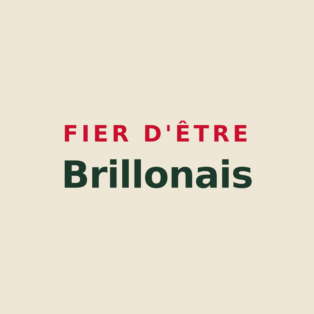 Tote bag « Fier d'être Brillonais » — design pour Brillon-en-Barrois