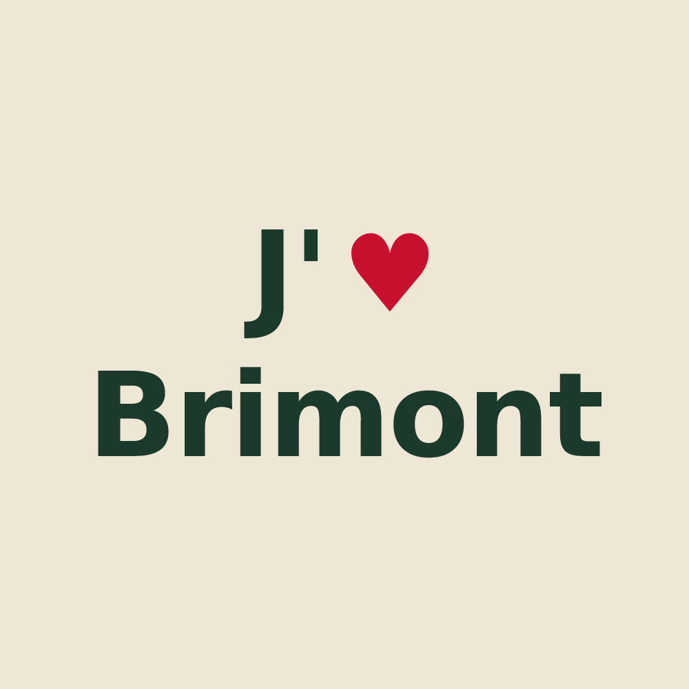 Tote bag personnalisé Brimont — design J'aime Brimont