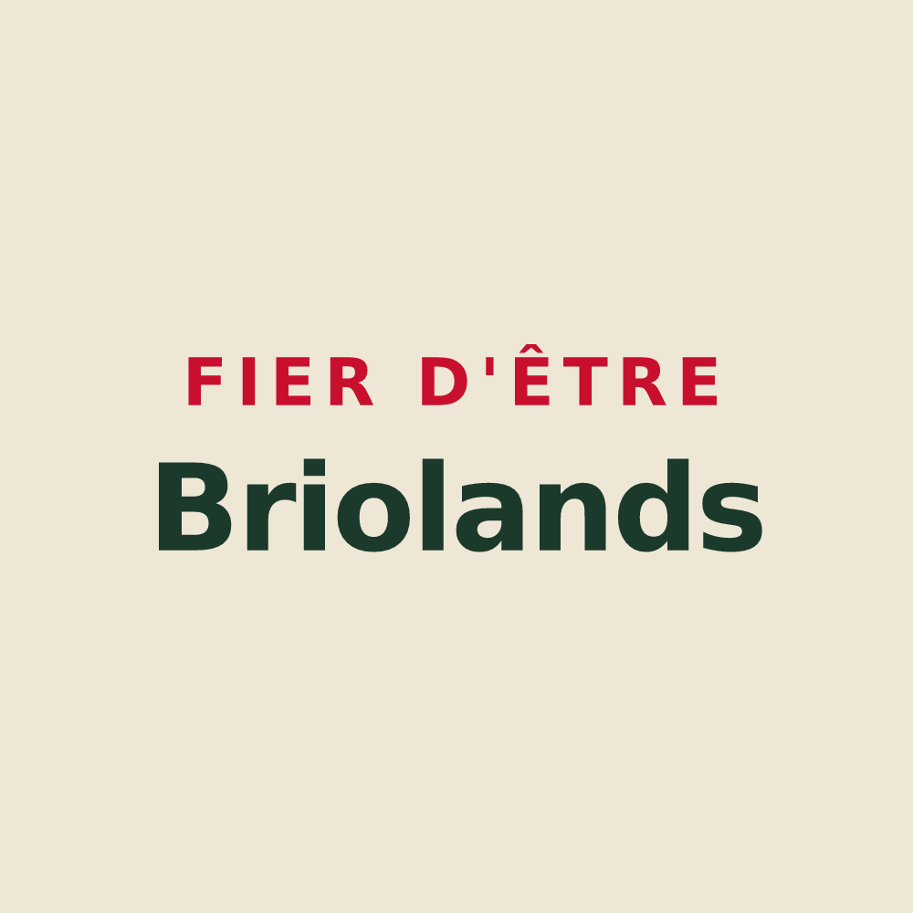 Tote bag « Fier d'être Briolands » — design pour Briord