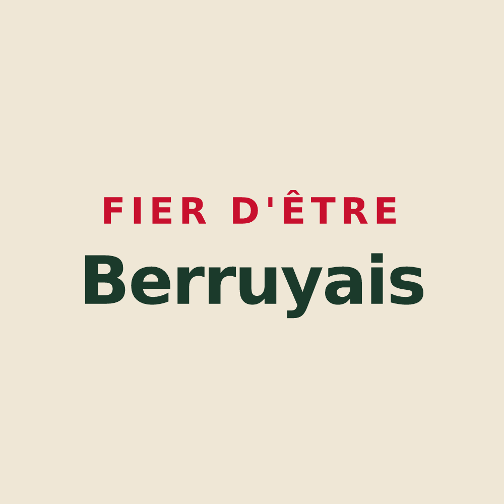 Tote bag « Fier d'être Berruyais » — design pour Briou