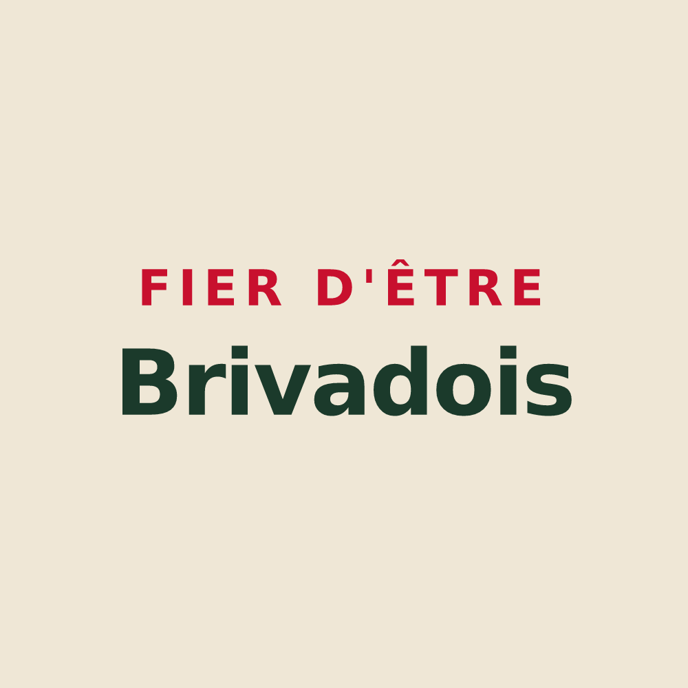 Tote bag « Fier d'être Brivadois » — design pour Brioude