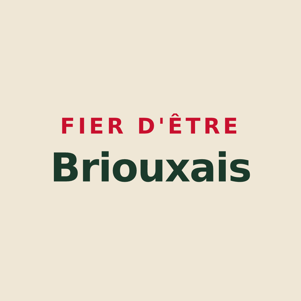 Tote bag « Fier d'être Briouxais » — design pour Brioux-sur-Boutonne