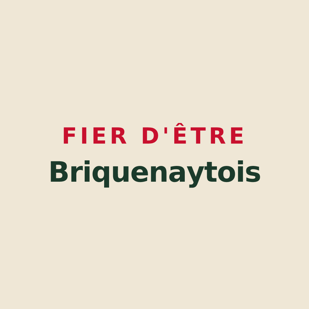 Tote bag « Fier d'être Briquenaytois » — design pour Briquenay