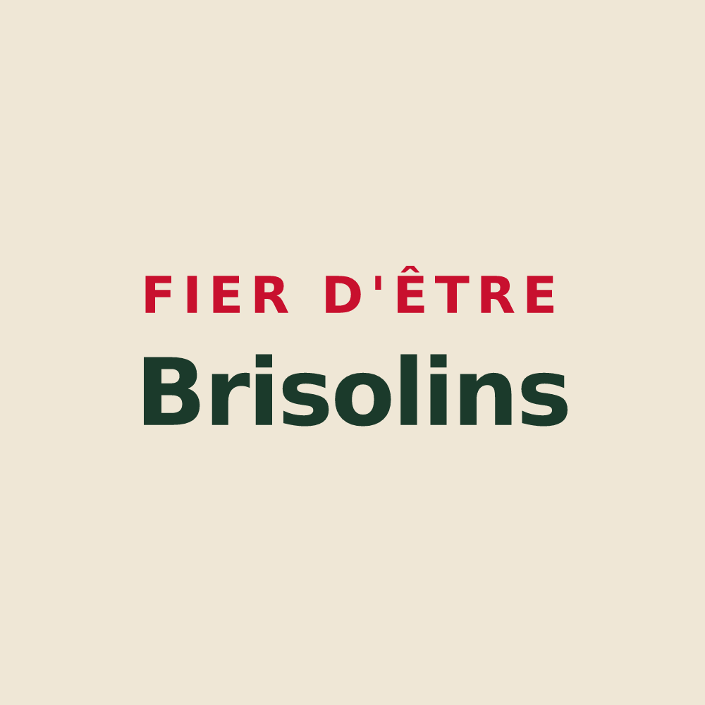 Tote bag « Fier d'être Brisolins » — design pour Brison-Saint-Innocent