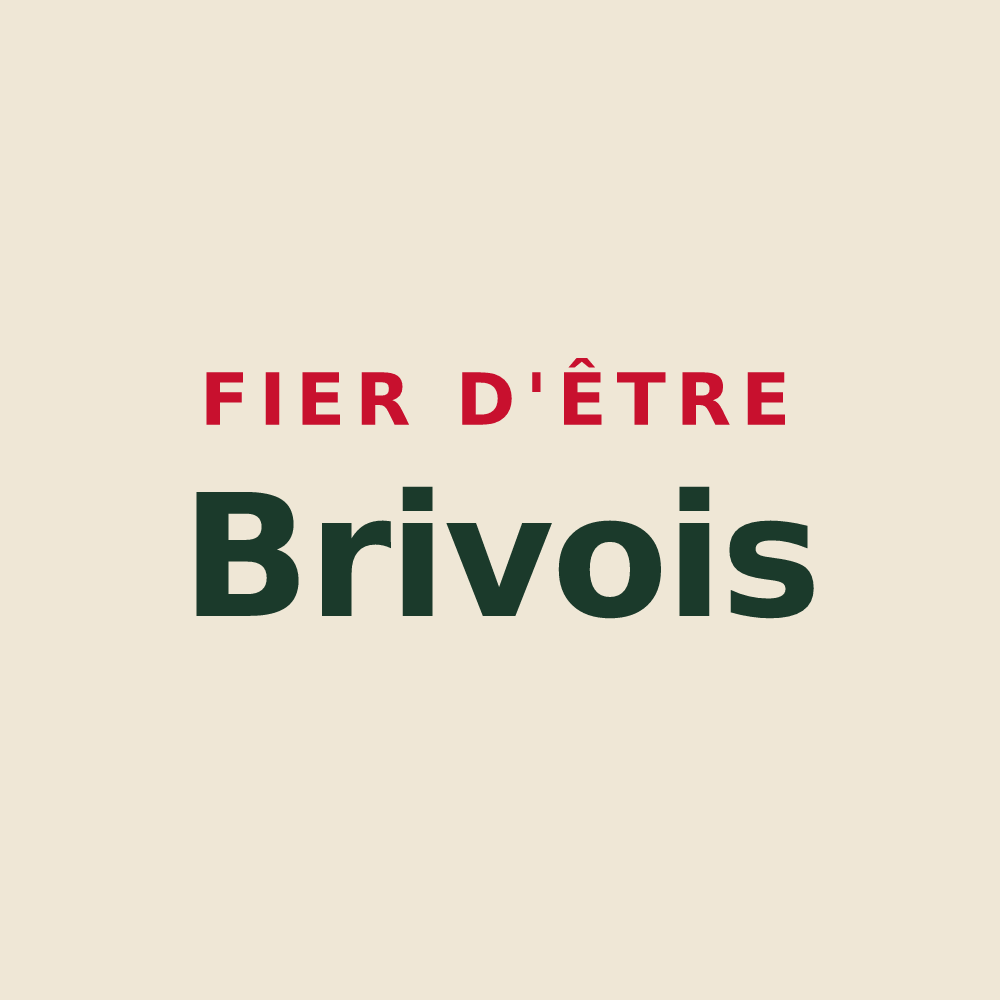 Tote bag « Fier d'être Brivois » — design pour Brives-sur-Charente
