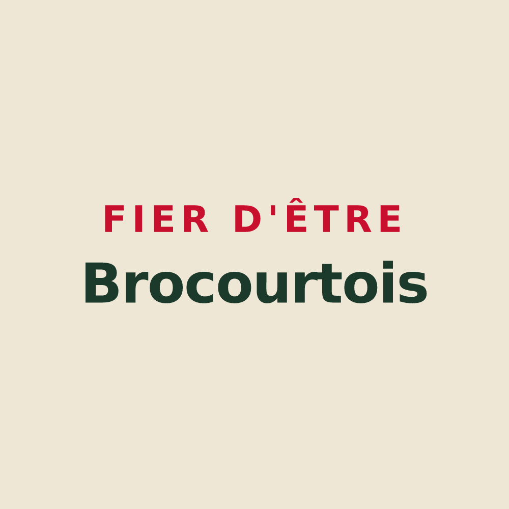 Tote bag « Fier d'être Brocourtois » — design pour Brocourt-en-Argonne
