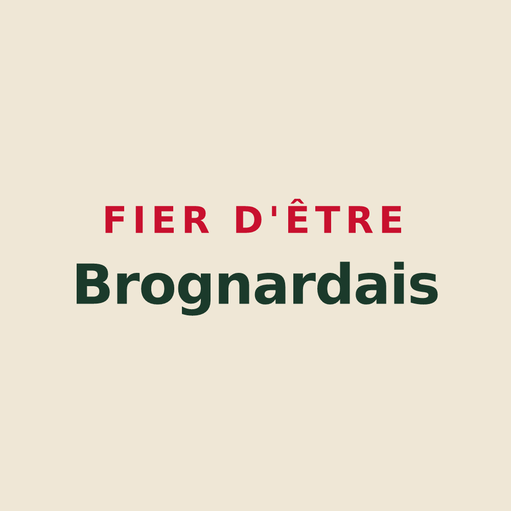 Tote bag « Fier d'être Brognardais » — design pour Brognard