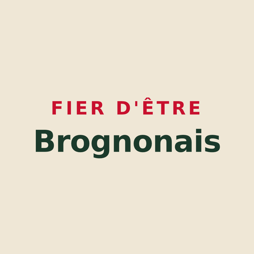 Tote bag « Fier d'être Brognonais » — design pour Brognon