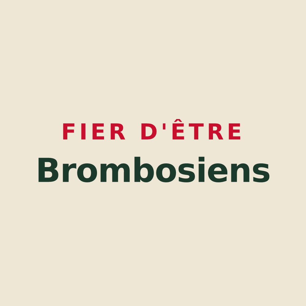 Tote bag « Fier d'être Brombosiens » — design pour Brombos