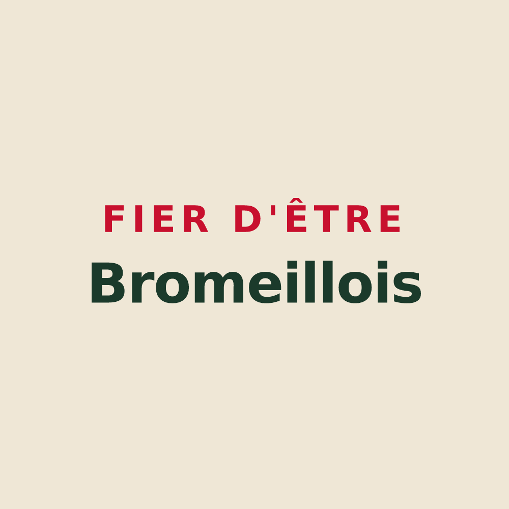Tote bag « Fier d'être Bromeillois » — design pour Bromeilles