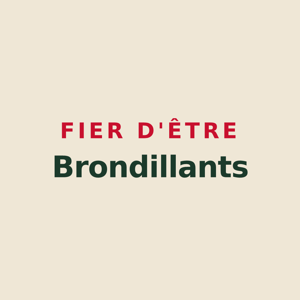 Tote bag « Fier d'être Brondillants » — design pour Bron