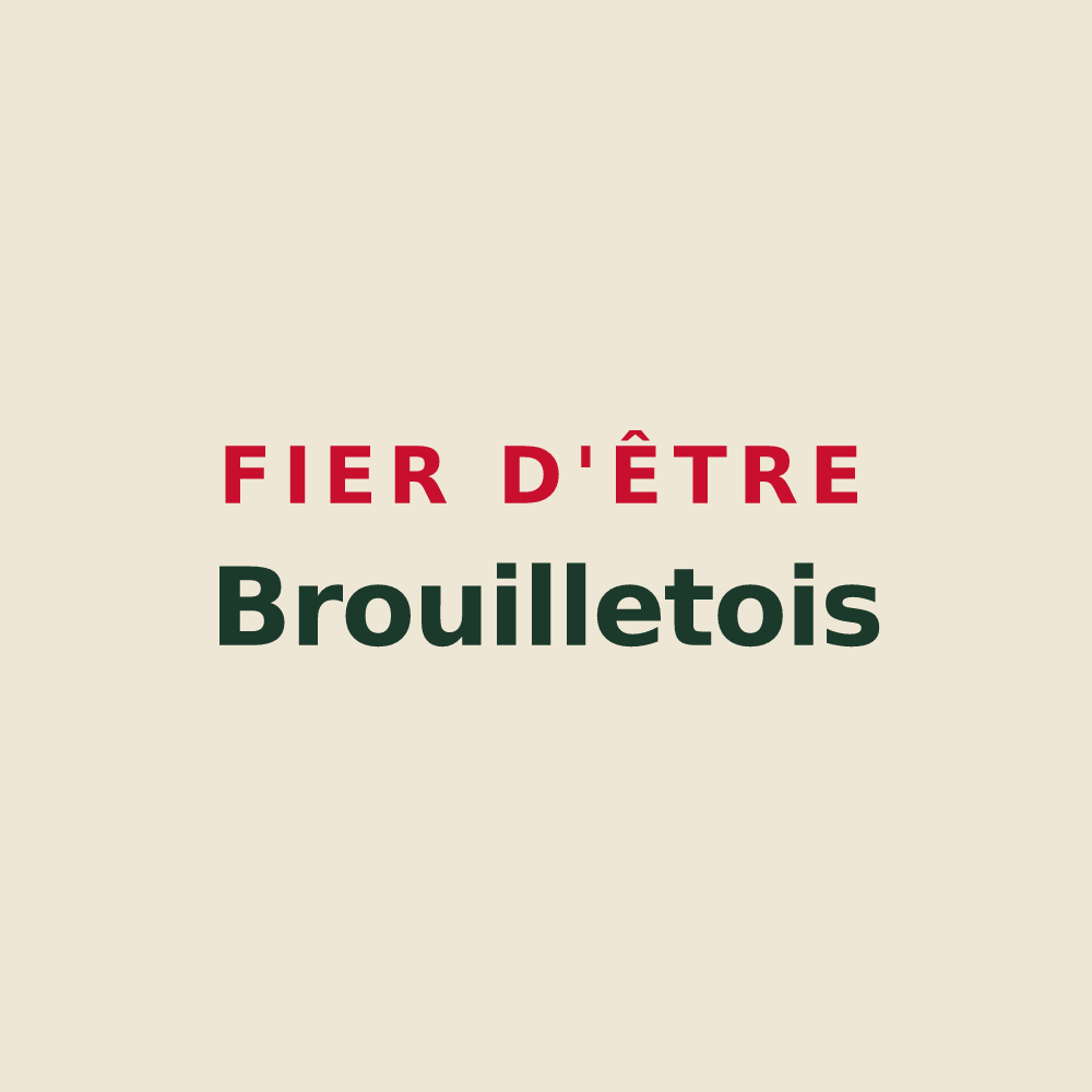Tote bag « Fier d'être Brouilletois » — design pour Brouillet