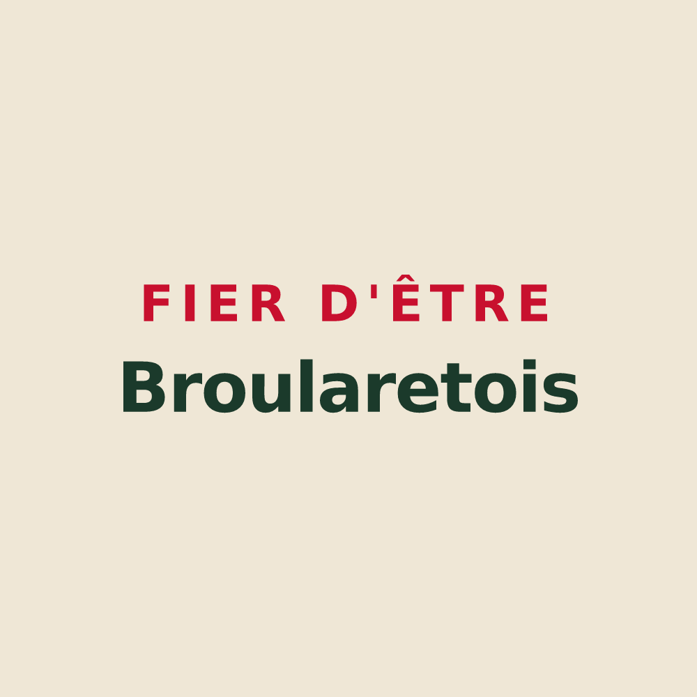 Tote bag « Fier d'être Broularetois » — design pour Brousses-et-Villaret