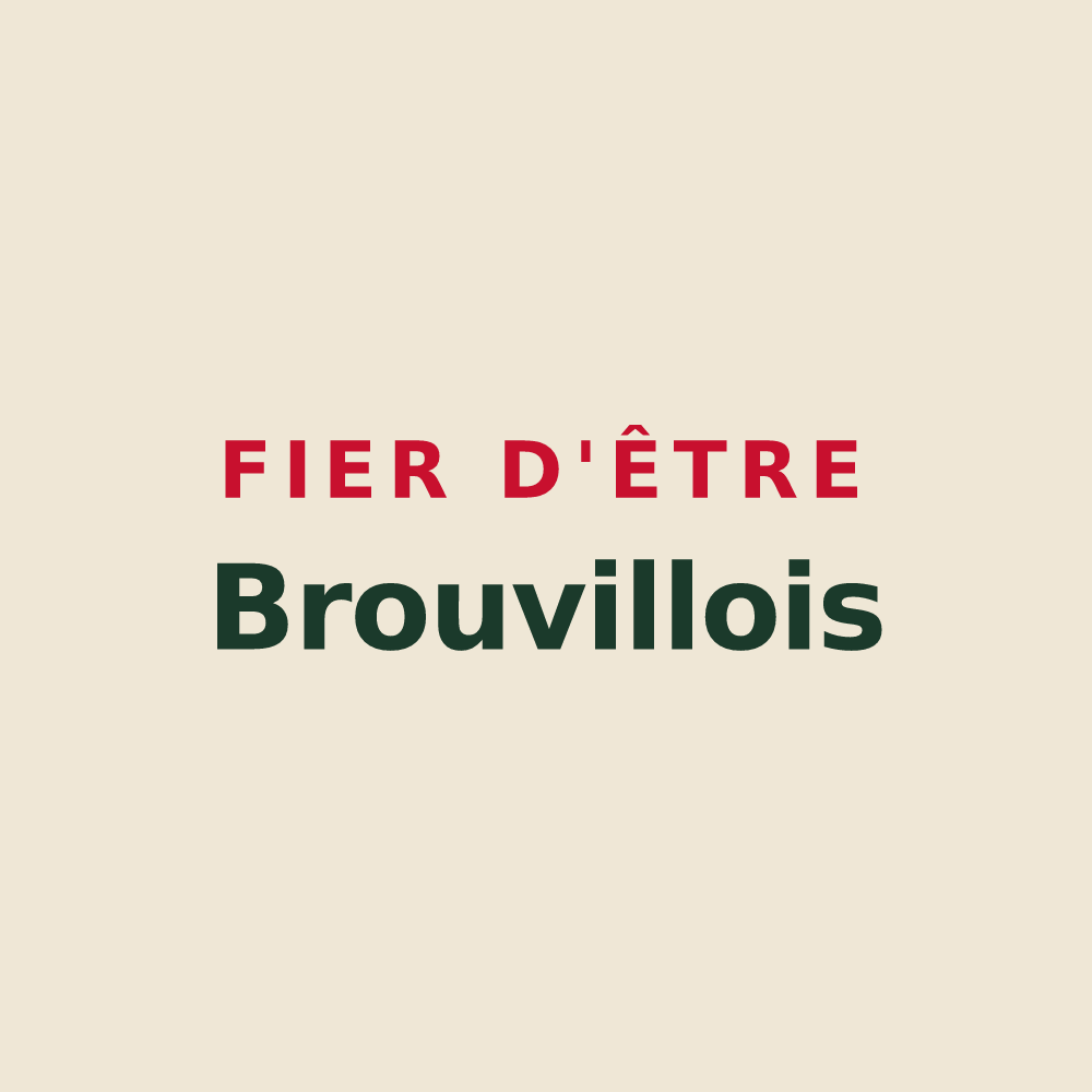 Tote bag « Fier d'être Brouvillois » — design pour Brouville