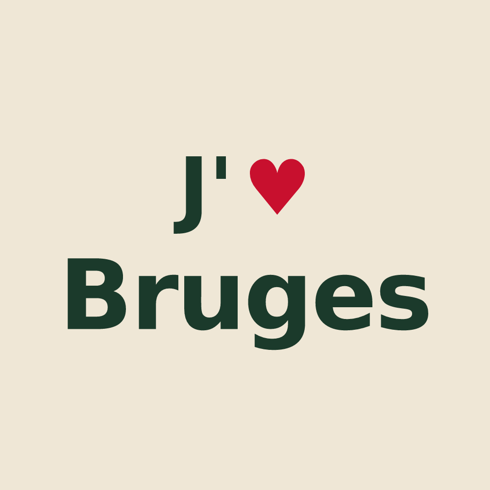 Tote bag personnalisé Bruges — design J'aime Bruges