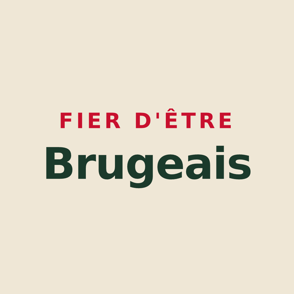 Tote bag « Fier d'être Brugeais » — design pour Bruges