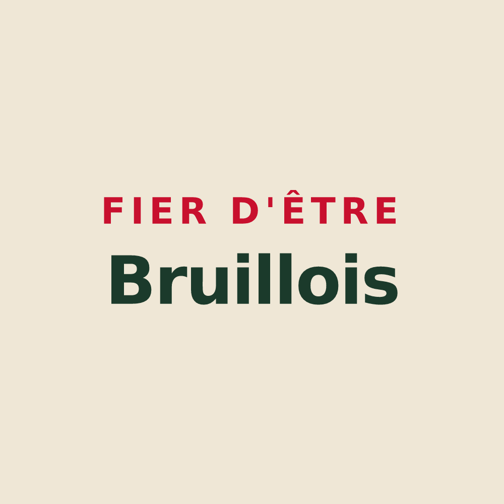 Tote bag « Fier d'être Bruillois » — design pour Bruille-Saint-Amand