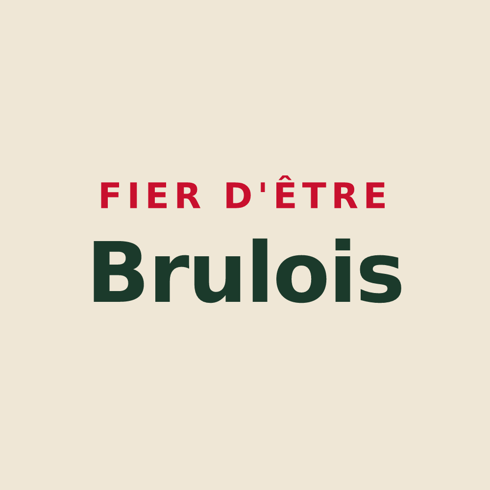 Tote bag « Fier d'être Brulois » — design pour Bruley