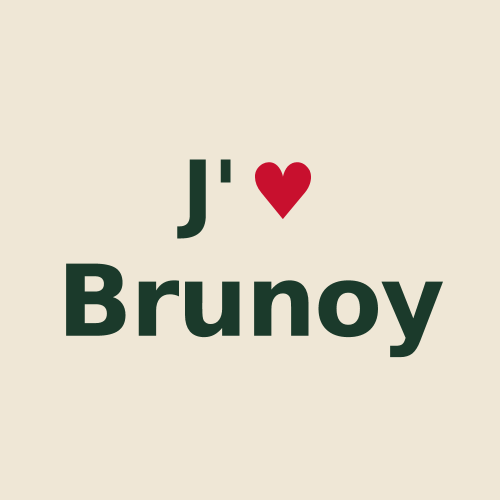 Tote bag personnalisé Brunoy — design J'aime Brunoy