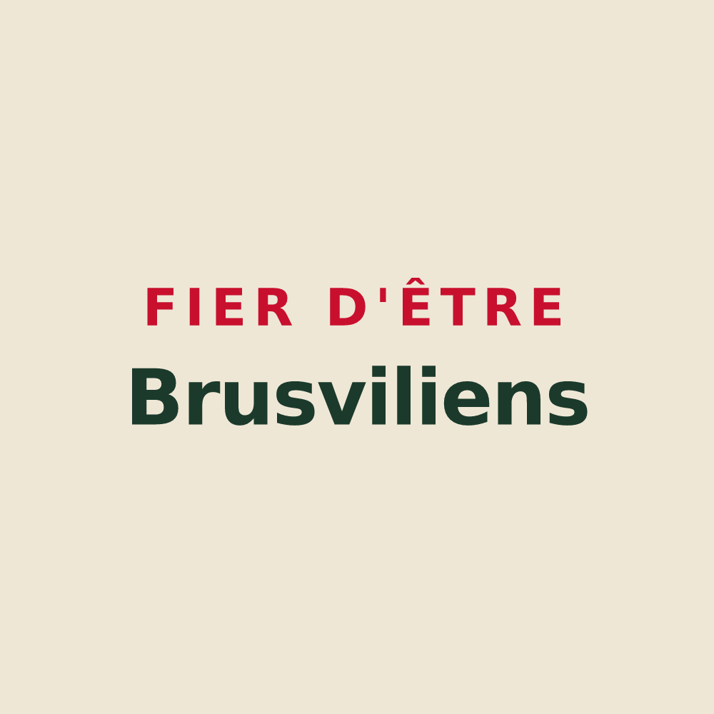 Tote bag « Fier d'être Brusviliens » — design pour Brusvily