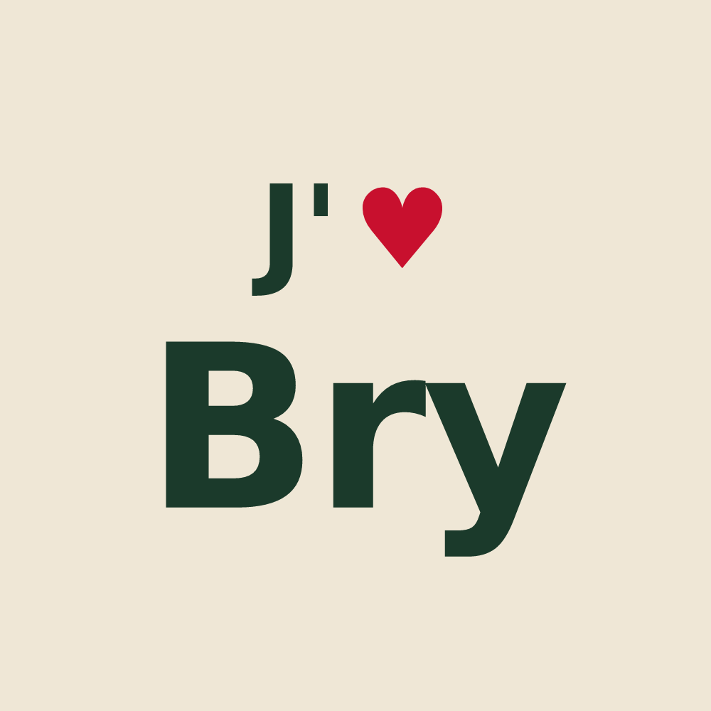 Tote bag personnalisé Bry — design J'aime Bry