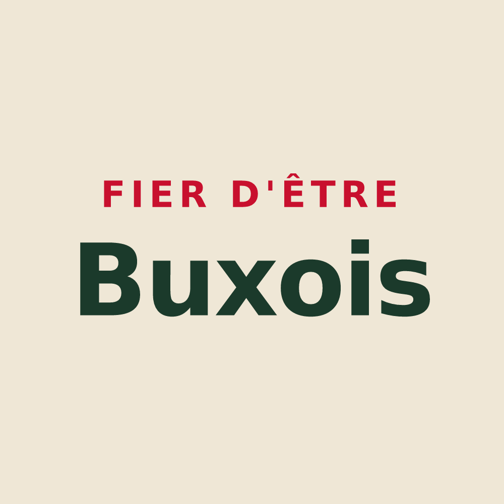 Tote bag « Fier d'être Buxois » — design pour Bû