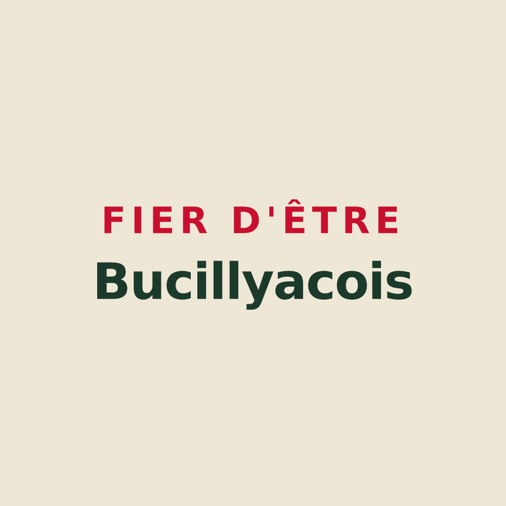 Tote bag « Fier d'être Bucillyacois » — design pour Bucilly