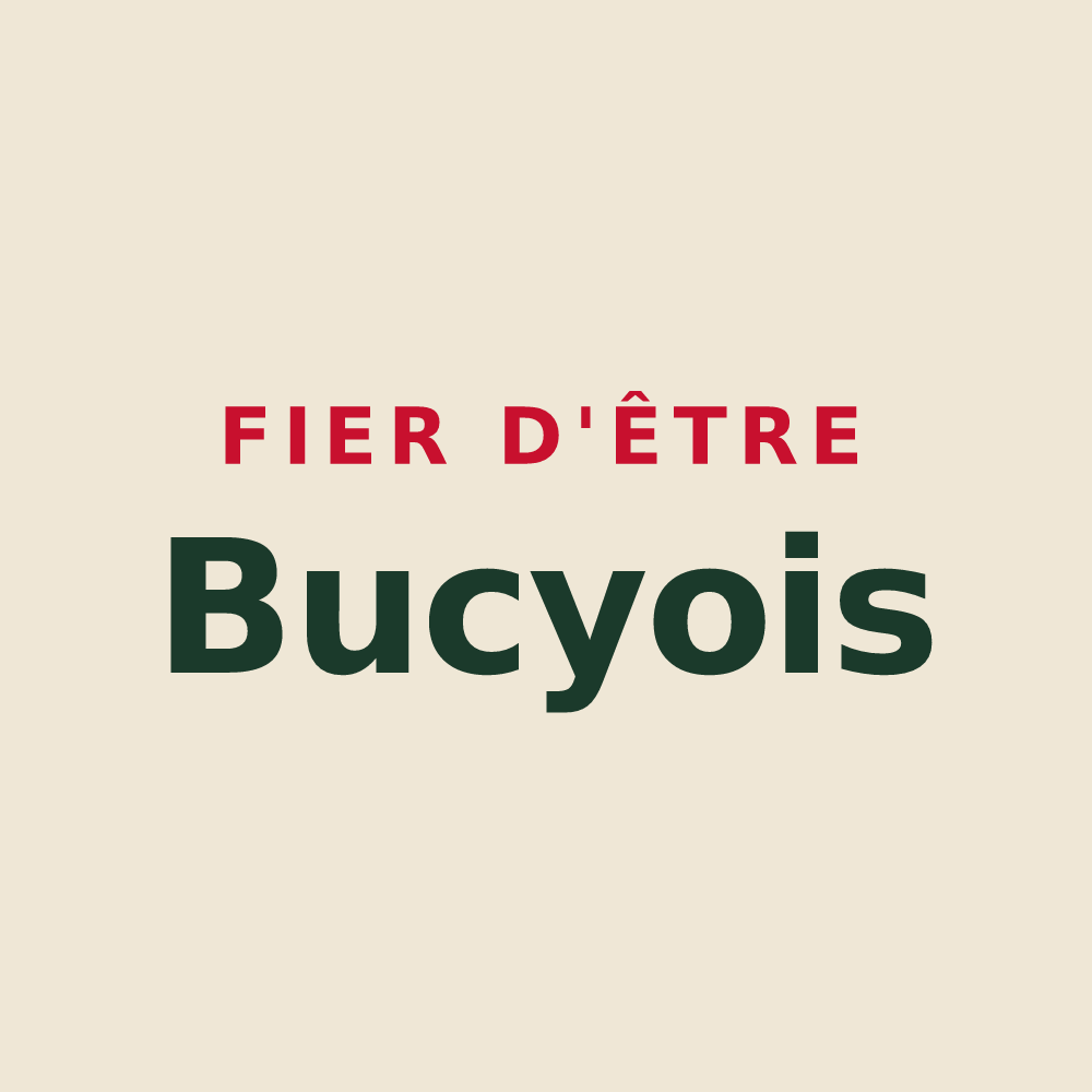 Tote bag « Fier d'être Bucyois » — design pour Bucy-lès-Cerny