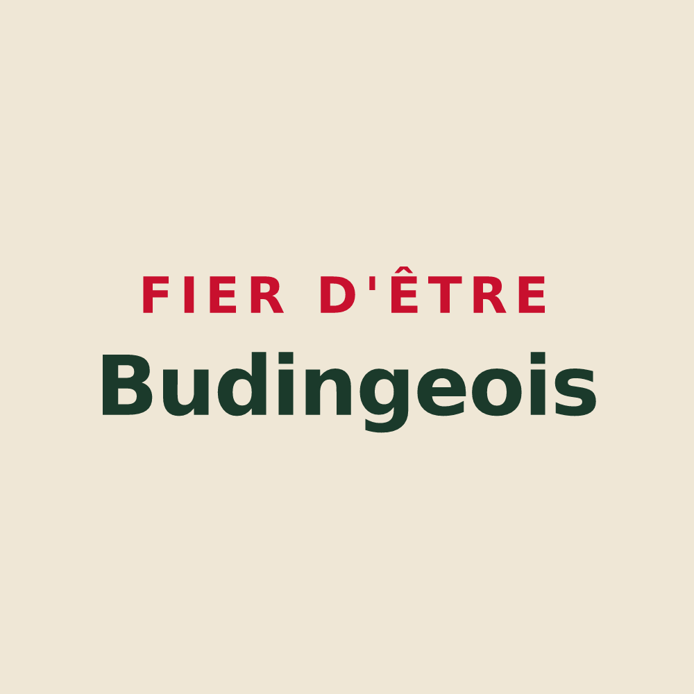 Tote bag « Fier d'être Budingeois » — design pour Buding