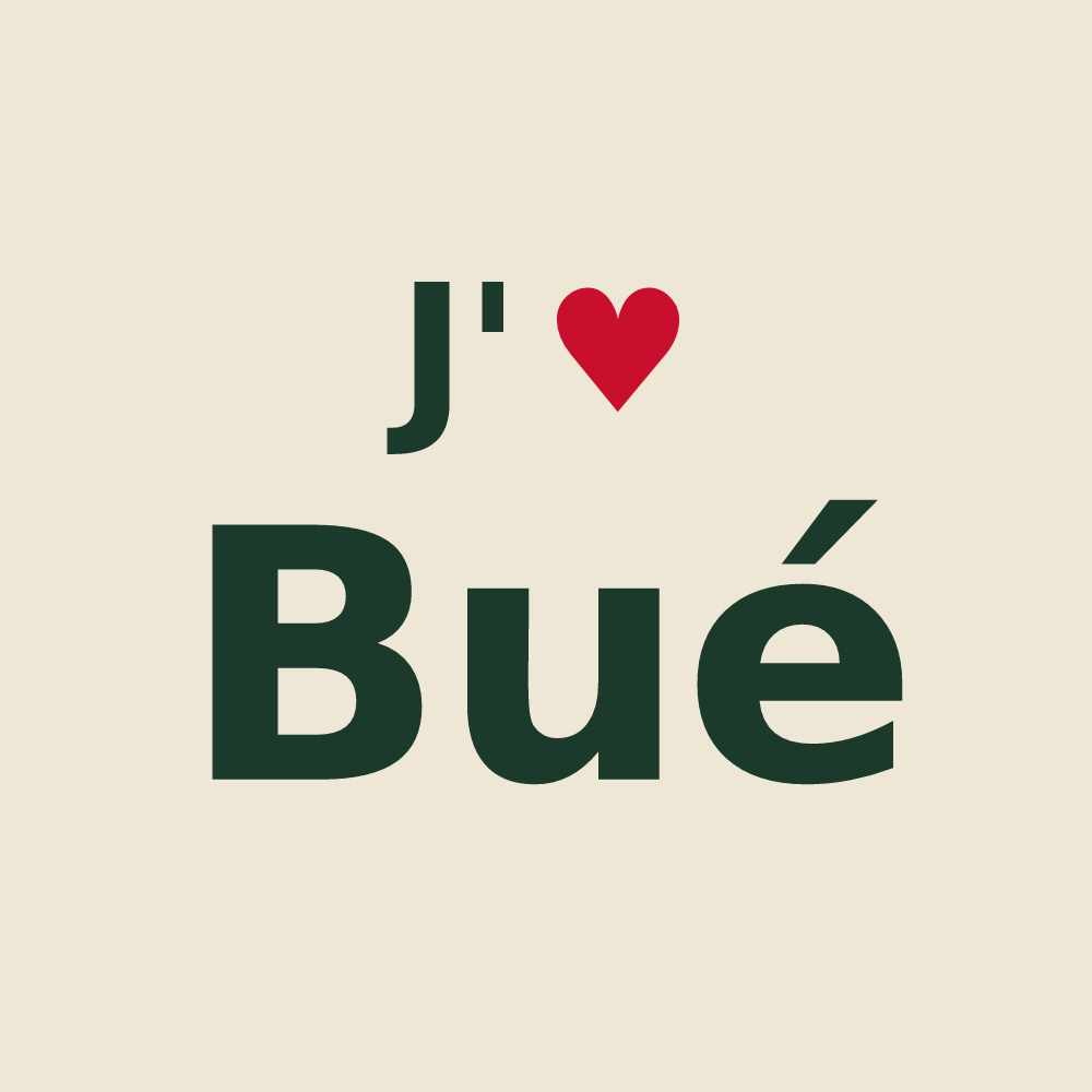 Tote bag personnalisé Bué — design J'aime Bué