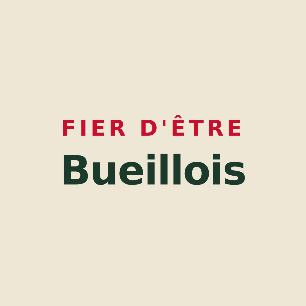 Tote bag « Fier d'être Bueillois » — design pour Bueil-en-Touraine