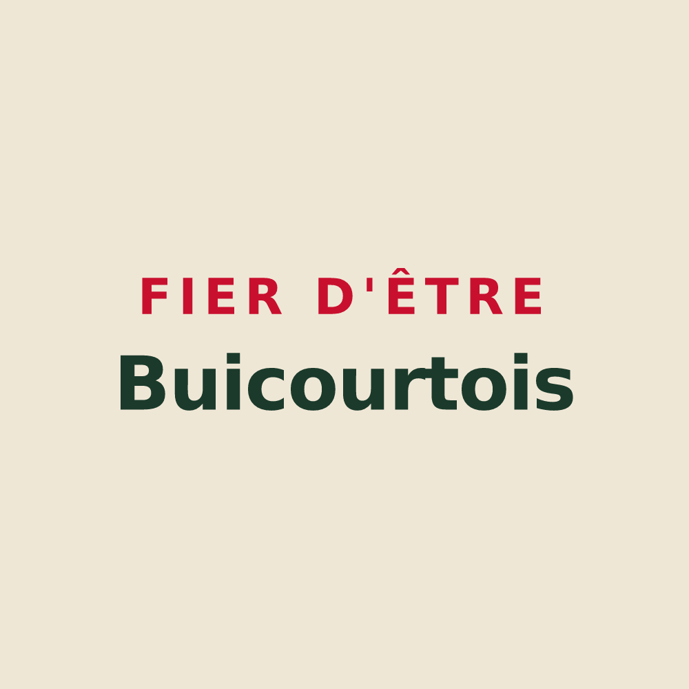 Tote bag « Fier d'être Buicourtois » — design pour Buicourt