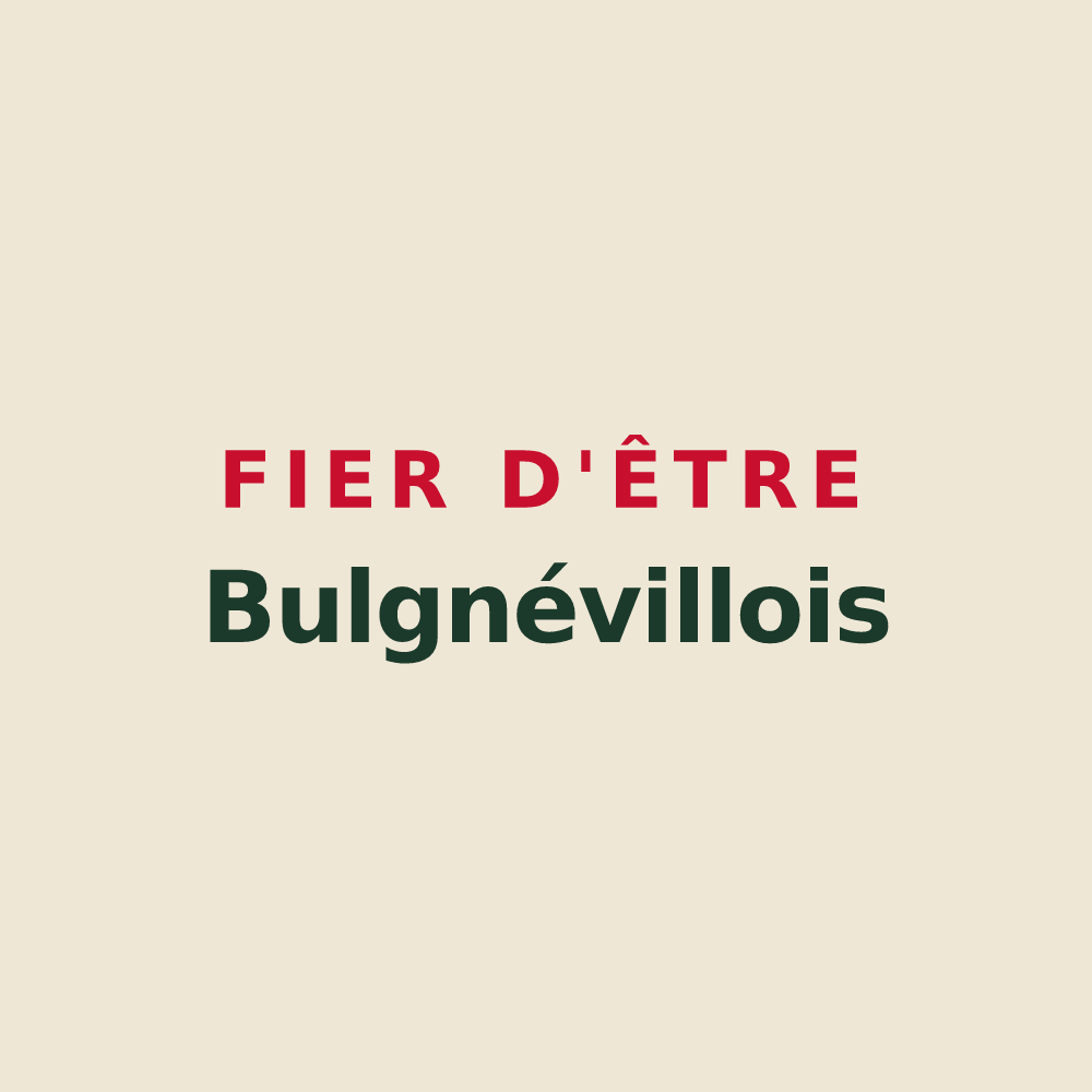 Tote bag « Fier d'être Bulgnévillois » — design pour Bulgnéville