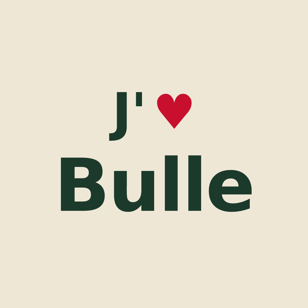 Tote bag personnalisé Bulle — design J'aime Bulle