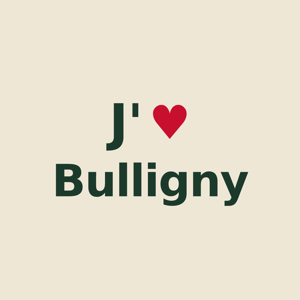Tote bag personnalisé Bulligny — design J'aime Bulligny