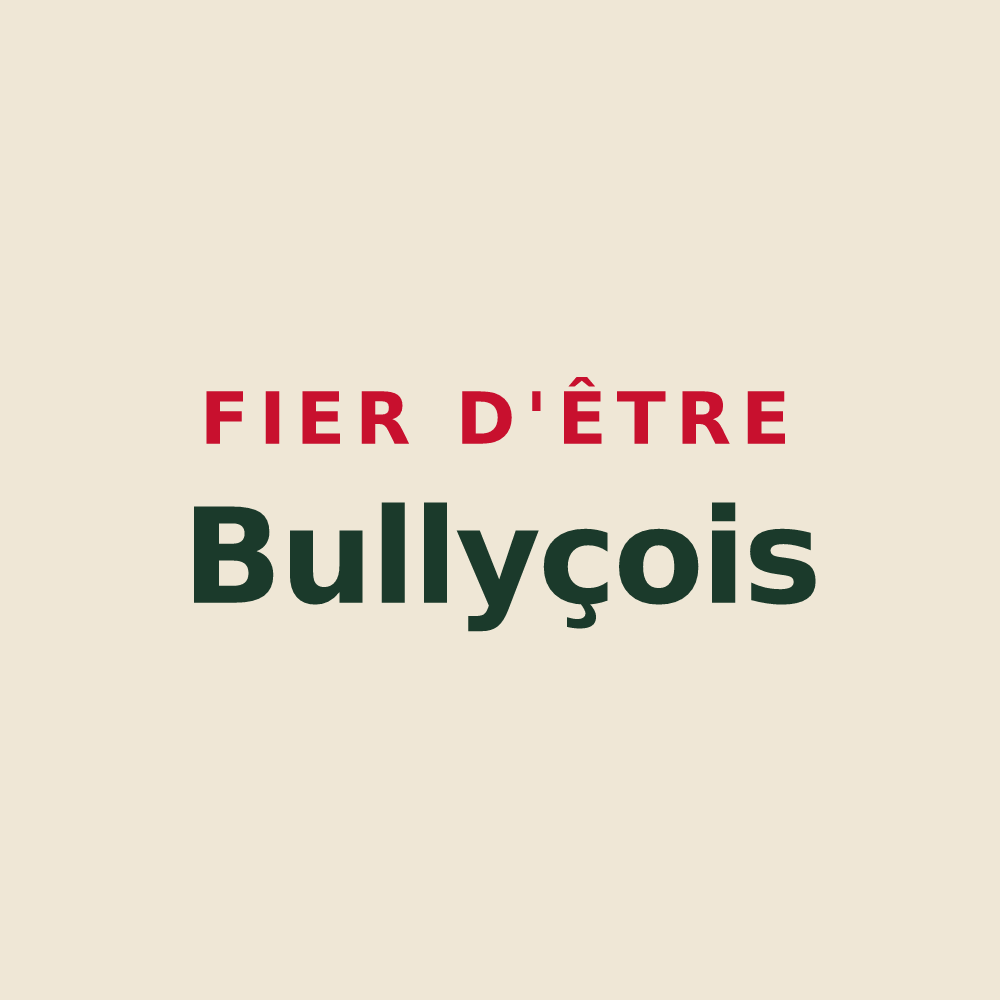 Tote bag « Fier d'être Bullyçois » — design pour Bully
