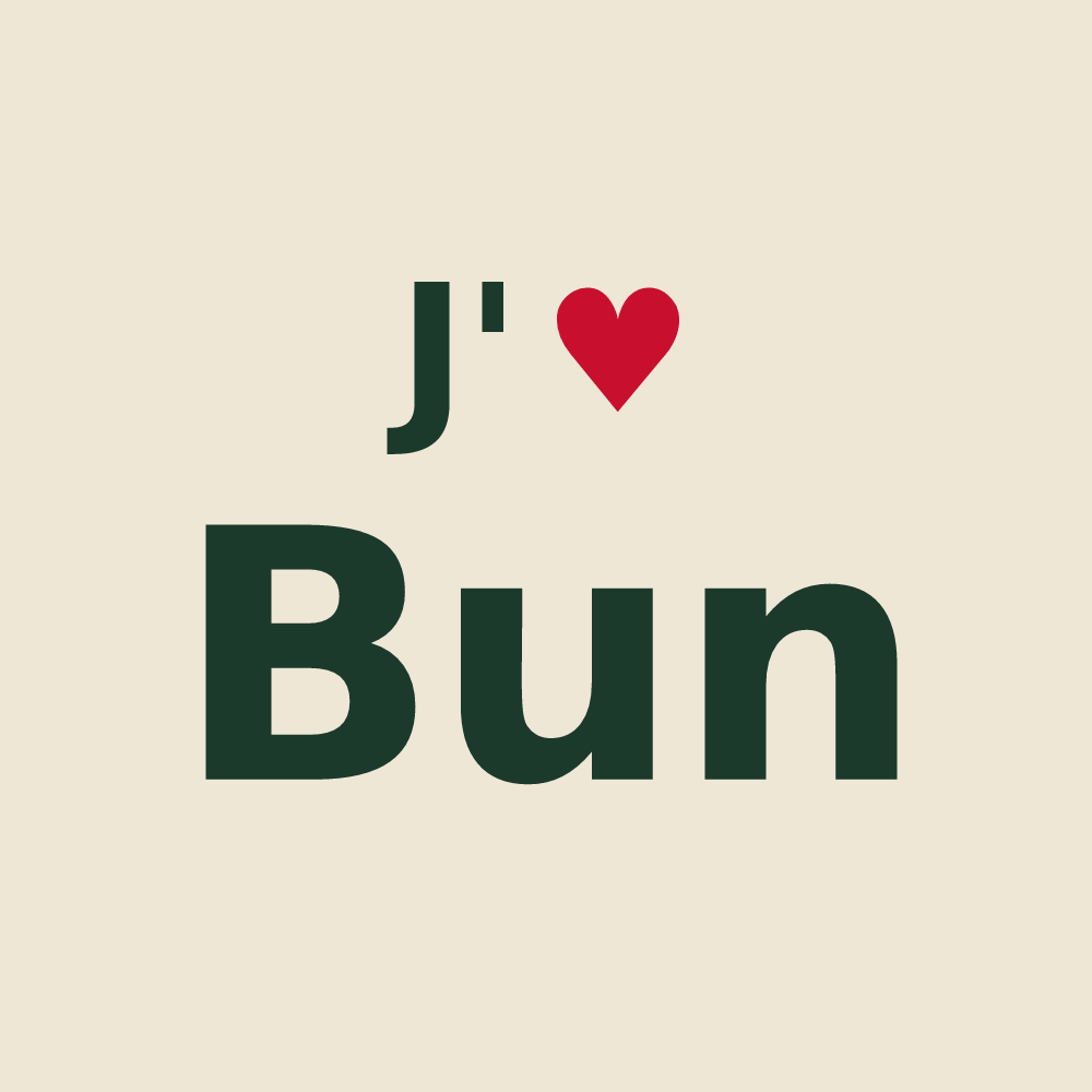 Tote bag personnalisé Bun — design J'aime Bun