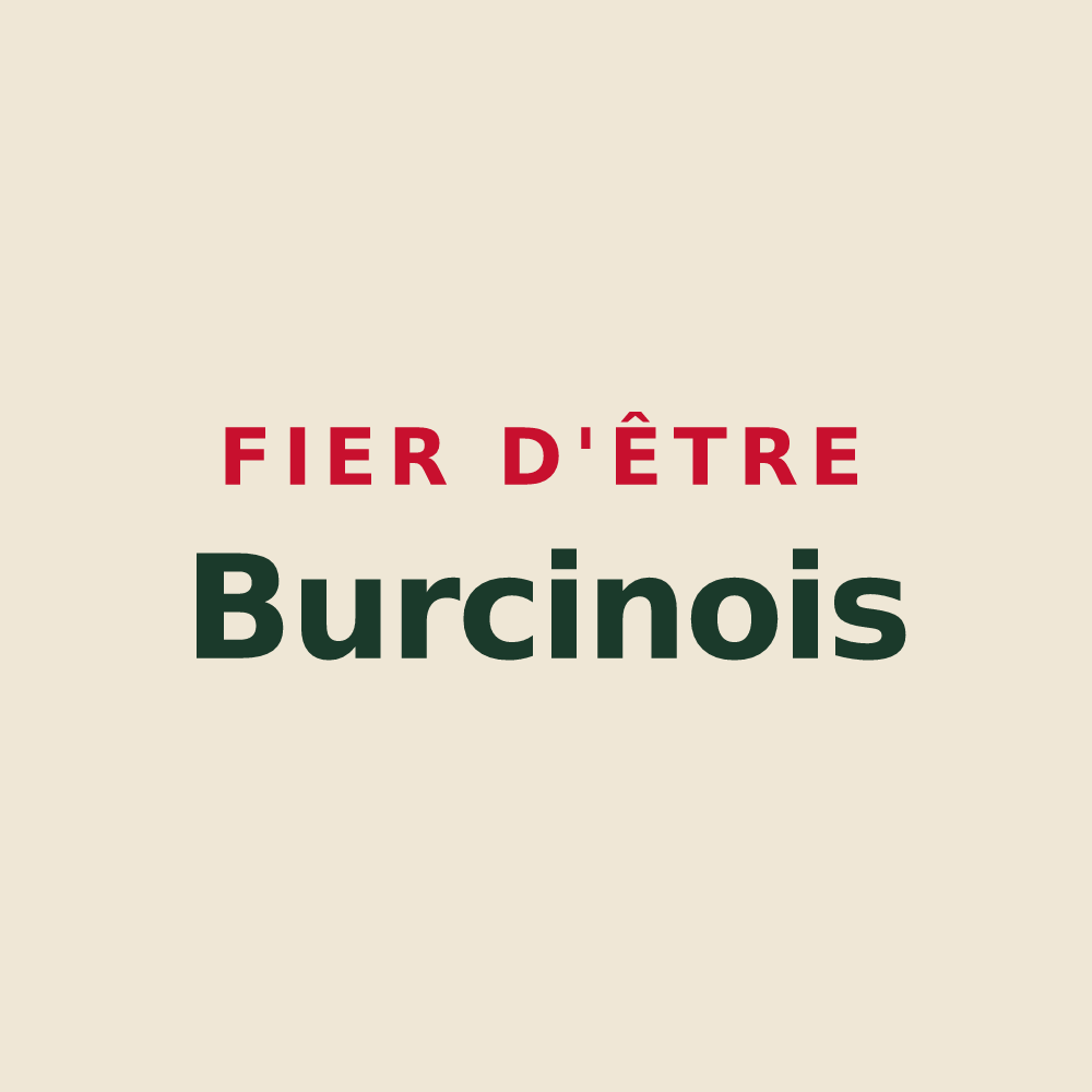Tote bag « Fier d'être Burcinois » — design pour Burcin