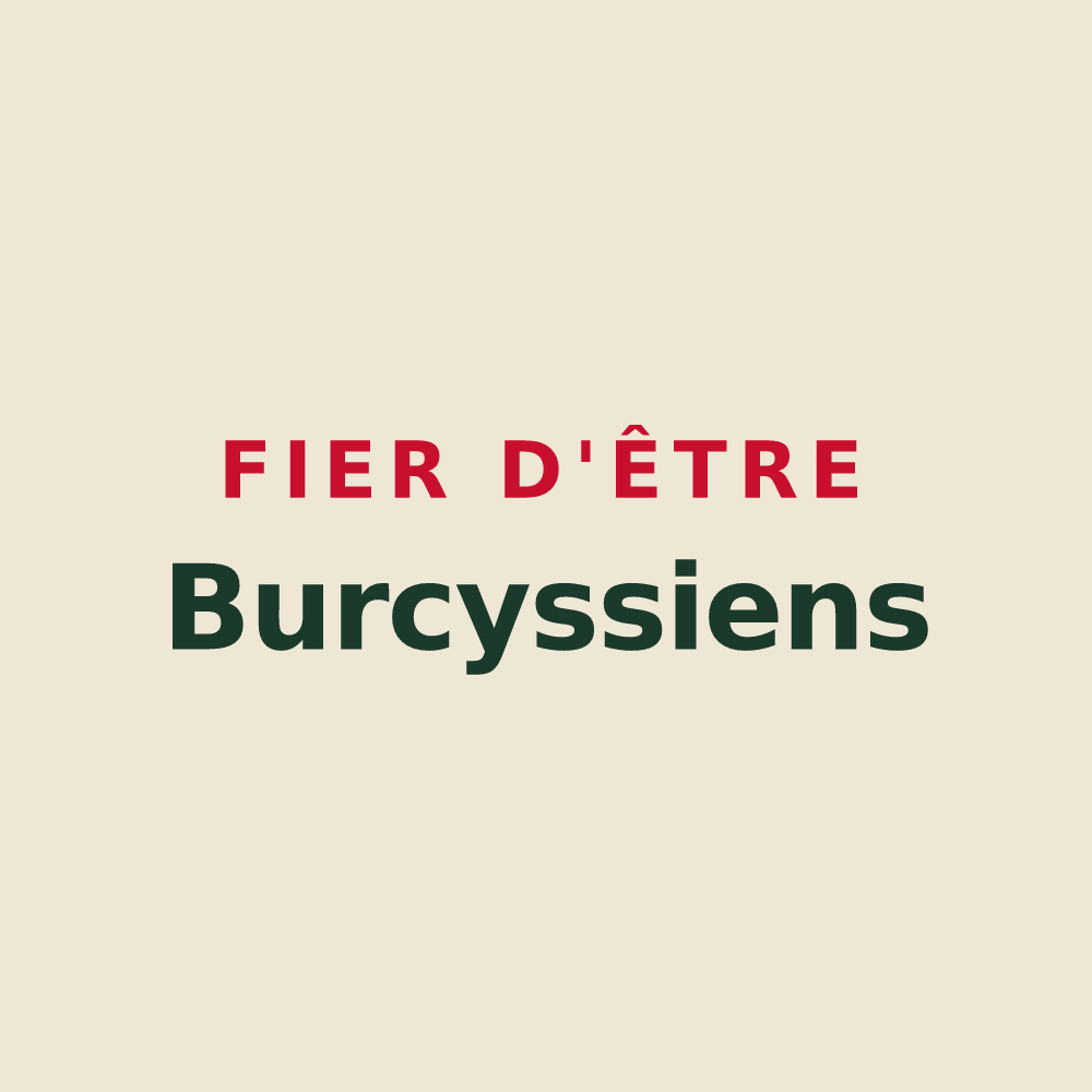 Tote bag « Fier d'être Burcyssiens » — design pour Burcy