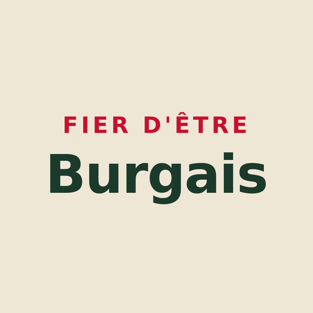 Tote bag « Fier d'être Burgais » — design pour Burg