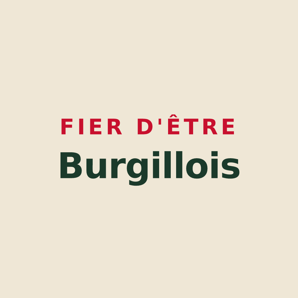 Tote bag « Fier d'être Burgillois » — design pour Burgille