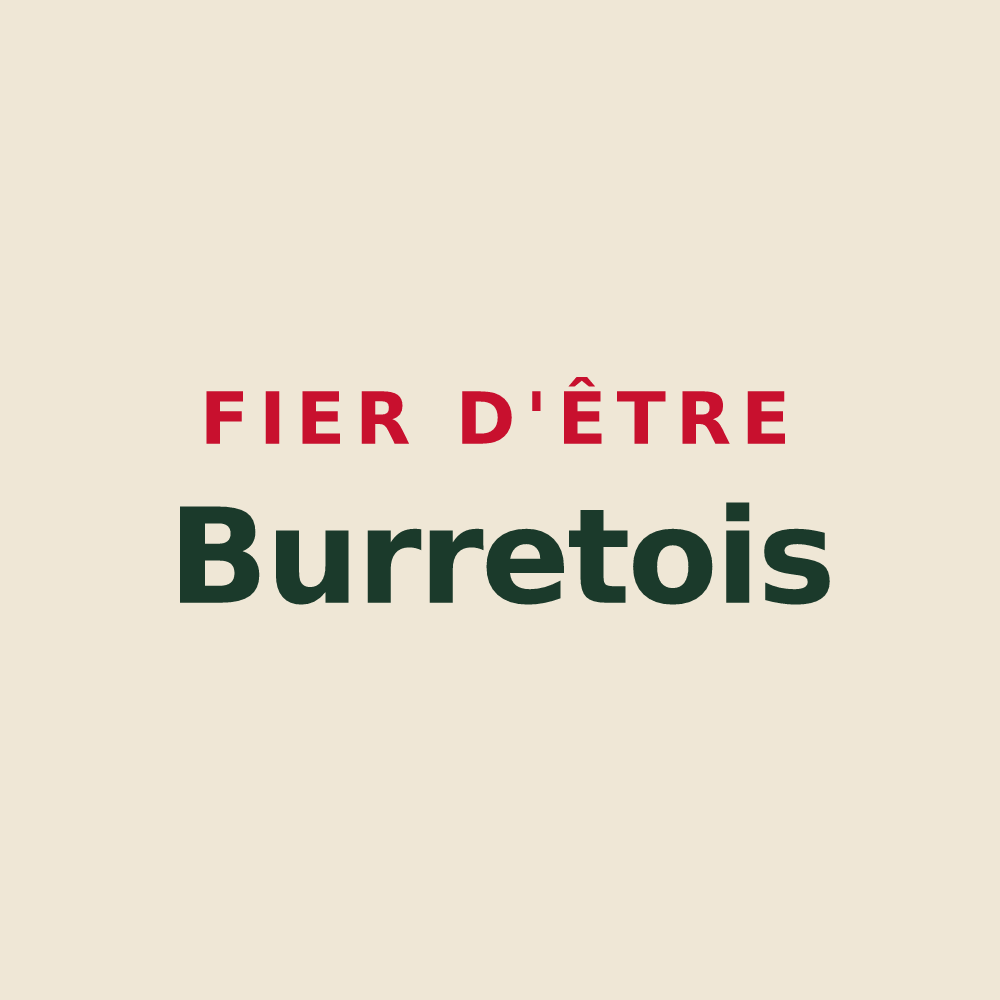 Tote bag « Fier d'être Burretois » — design pour Burret