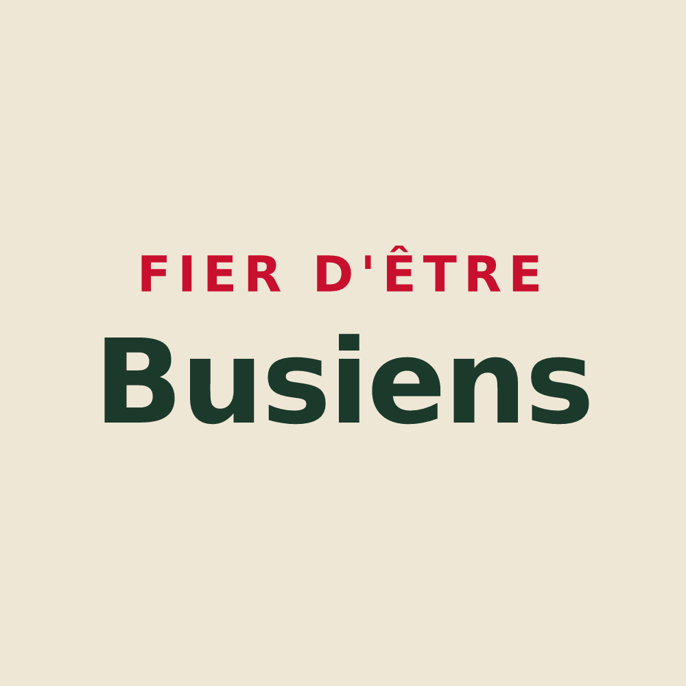 Tote bag « Fier d'être Busiens » — design pour Bus-la-Mésière